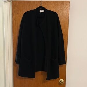Old Navy Black Long Knit Cardigan